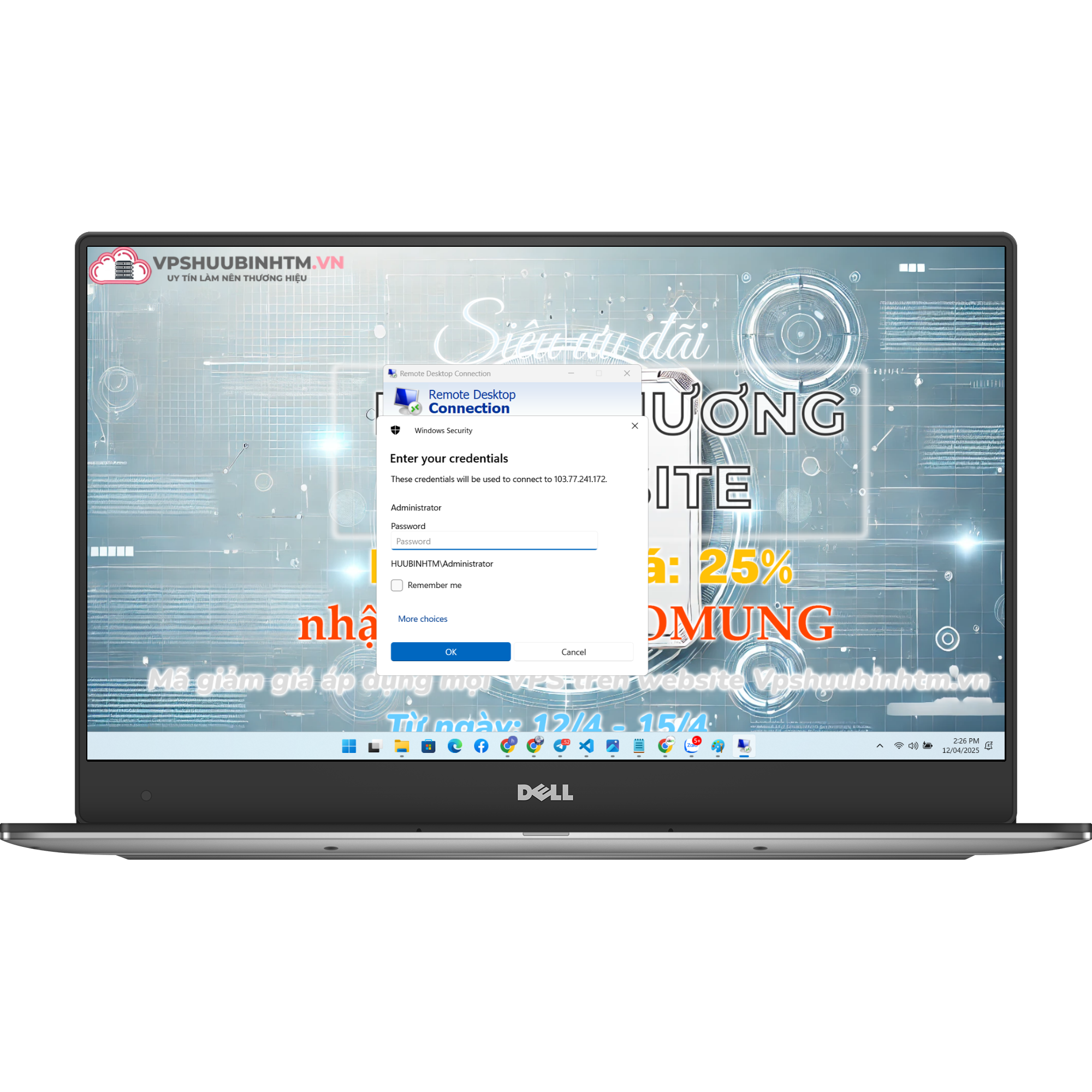 Đăng nhập bước 5