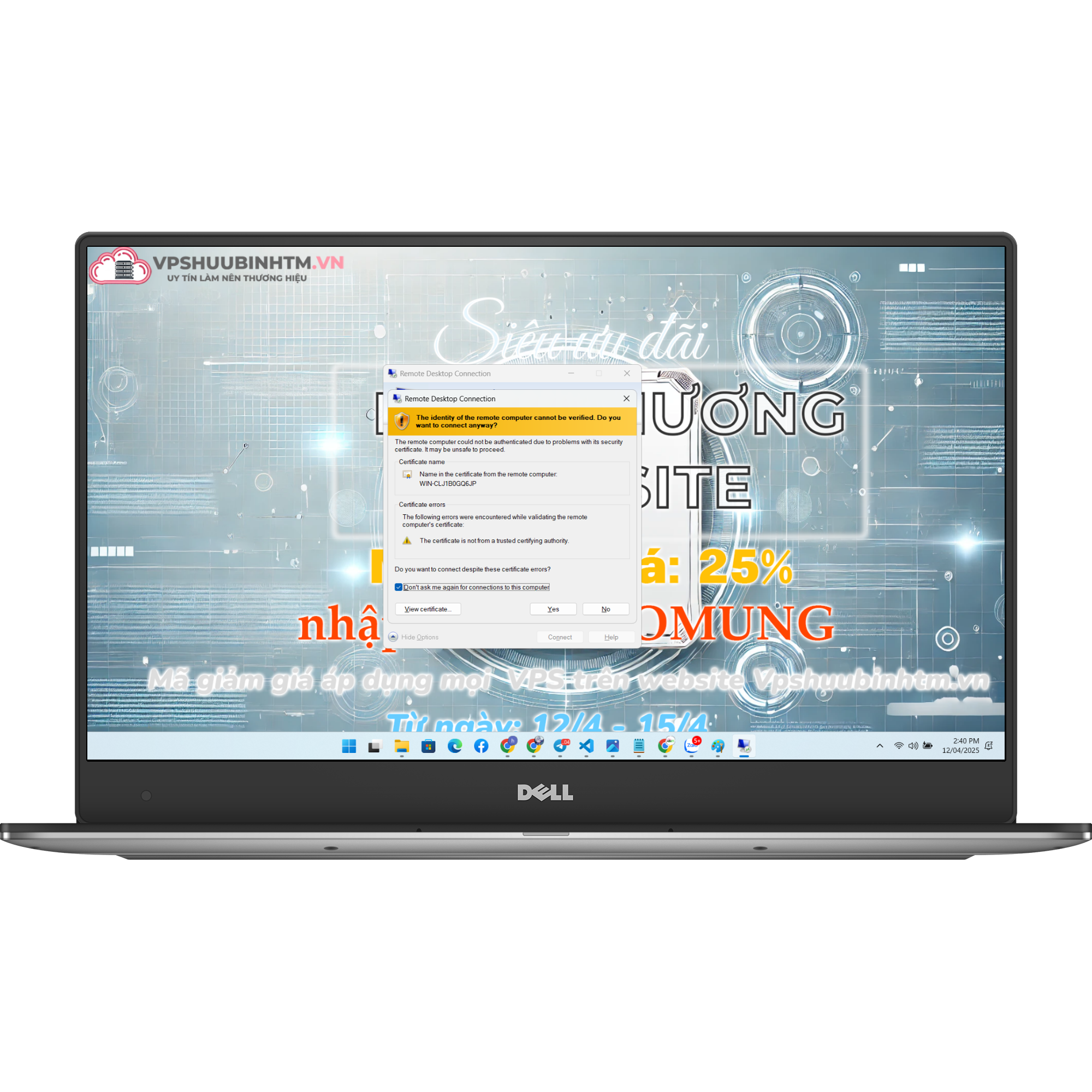 Đăng nhập bước 6